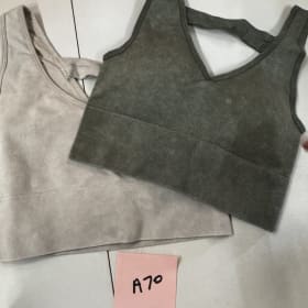 A70- (2) sports bras item
