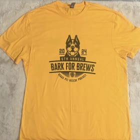 6th Annual Bark 4 Brews T-Shirt in Yellow item