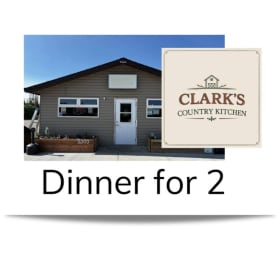 Dinner for 2 (2 of 2)- Donated by Clark's Country Kitchen item