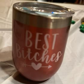 T23 Best B*tches Wine Tumbler New item