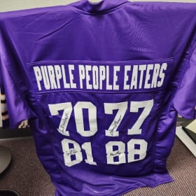 Purple People Eaters Signed Jersey (by all 4 members) item