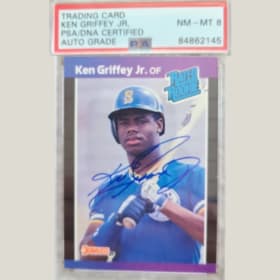 Ken Griffey Jr. Rookie Card - Signed Mariners 1989 Donruss item