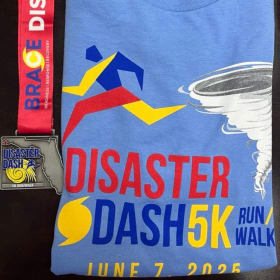 Disaster DASH Medal and Race Shirt item