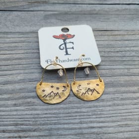 Fluff Hardware Rocky Mountain Earrings item