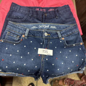 T55 (3) pairs youth size 12 shorts item