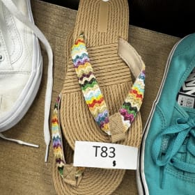 T83 new flip flops size 7/8? item