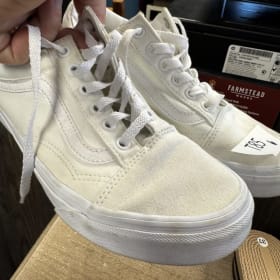 T85 white vans size 6 item