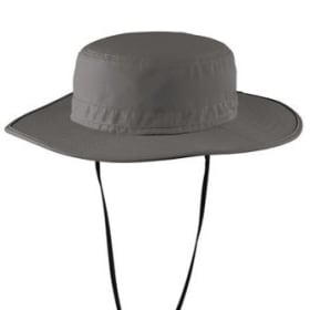Wide-Brim Hat with neck cover item