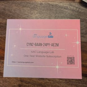 AAC Language Lab Subscription item