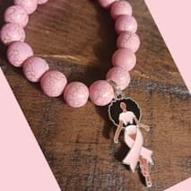 Touched by a Lamb Afro Woman Charm Braclet item