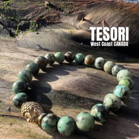 59. Serenity & Strength: Turquoise Gemstone Bracelet item