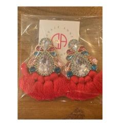Grace Anne and Company earrings - Pink Tassels item