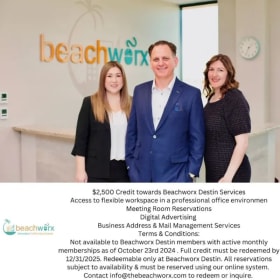 Office Space at Beachworx Voucher, Valued at $2500 item