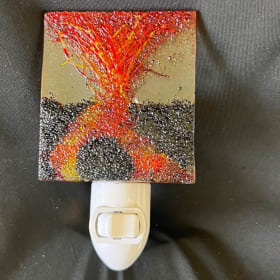 Handmade glass nightlight item