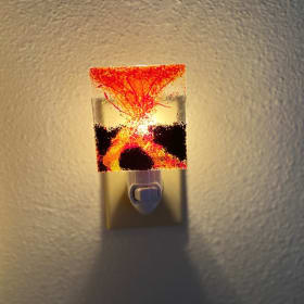 Handmade glass nightlight item