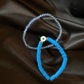 Item 87. Evil Eye, Swarovski bracelet & Faith/Fear item
