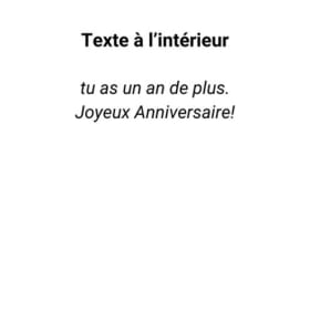 Carte de souhait vintage "C'est une journée importante (066) item