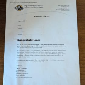 UAA Seawolves Volleyball tickets item