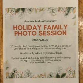 166. 20 Minute Holiday Card Family Photo Session item