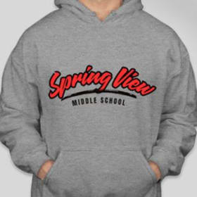 #18 Grey Hoodie SVMS Logo Adult 2XL-4XL item