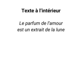 Carte de souhait vintage "Le parfum de l'amour" (11) item