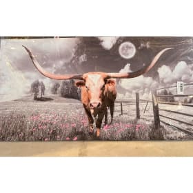 Rustic Highland Cow Canvas 1 (4ft L x 2ft H) item
