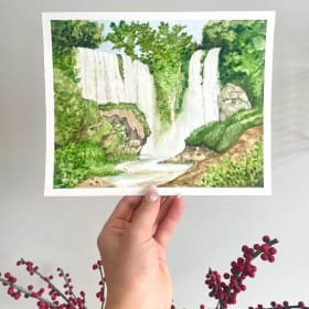 8. Impressions in Watercolour: A Custom Piece by Marina More item