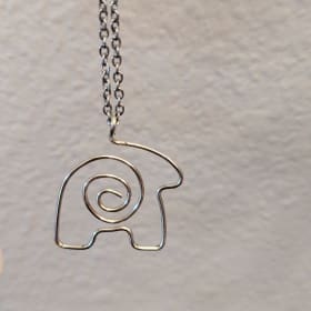 Silver Bear Necklace item