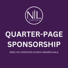 Quarter Page Anniversary Booklet Sponsorship item