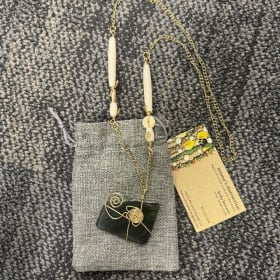 Ivory and Jade Necklace item