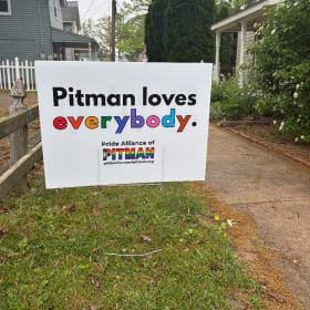 Yard Sign- Pitman Loves Everybody item