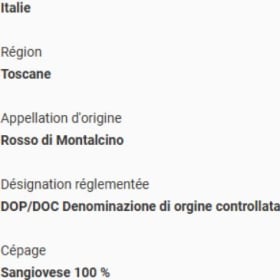 Bouteille de vin item