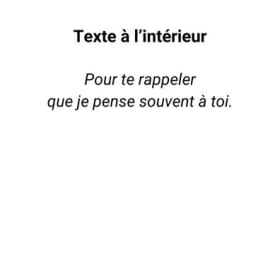 Carte de souhait vintage "Un simple bonjour" (054) item