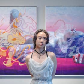 “Moonlight” Painting by artist Isabel Lu item