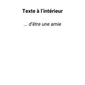 Carte de souhait vintage "Merci d'être une amie" (071) item