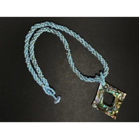 Necklace with beads & pendant item