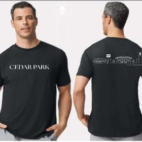 Black Skyline Tee- Large item