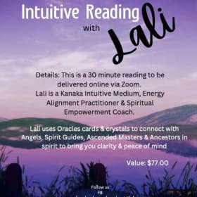 61. 1 complimentary 30 min Intuitive Reading item