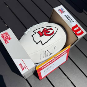 Chiefs-Raiders tickets + Mike Danna football item