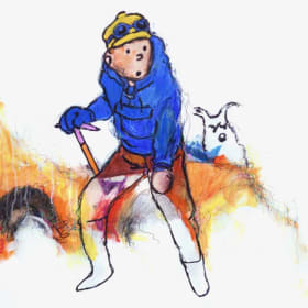 Tintin l'Aventurier (série hommage à Hergé) item