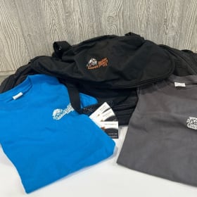 Shirts and Bag Set- Donated by Bashaw Concrete Products item