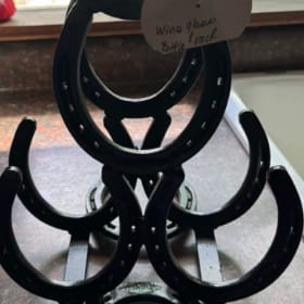 Horse Shoe Wine Rack item