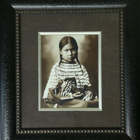 “A Shy Little Chey" - Photograph by Edward Curtis item