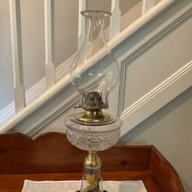 2 Antique Oil Lamps item