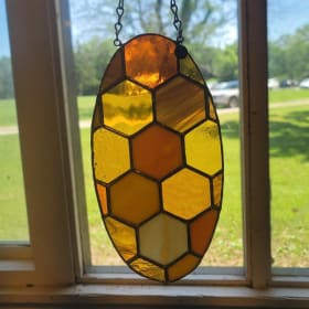 Honeycomb Stained Glass item