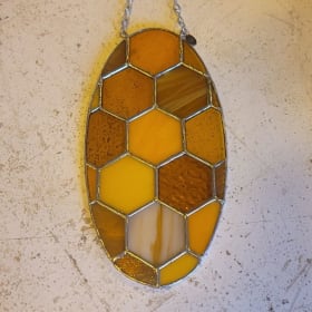 Honeycomb Stained Glass item