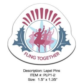 Fling Together Lapel Pins item