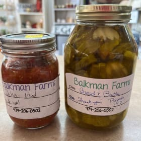 Fresh Canned Salsa and Pickles item