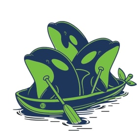 Sticker - Mini B1 Orca Pod item