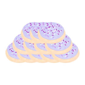 12 Custom Cookies item